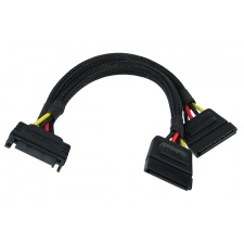 View Alternative product Phobya SATA power Y-cable SATA socket to 2x SATA plug 15cm - black