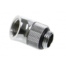 View Alternative product Bitspower Angle 1/4 to Female 1/4 inch - 45 Degrees, Rotating, Shiny Silver