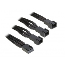 View Alternative product BitFenix 3-pin to 3 x 3-pin adapter 60cm - sleeved black / black