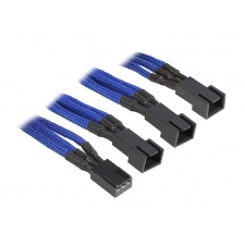 View Alternative product BitFenix 3-pin to 3 x 3-pin adapter 60cm - sleeved blue / black