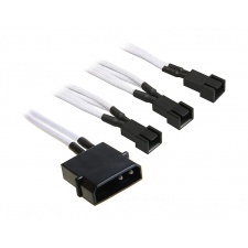 View Alternative product BitFenix Molex to 3x 3-pin adapter 20cm - sleeved white / black