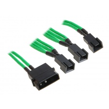 View Alternative product BitFenix 3x Molex to 3 pin adapter 5V 20cm - sleeved green / black