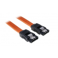 View Alternative product BitFenix SATA 3 Cable 30cm - sleeved orange / black