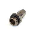 10mm (3/8) compression fitting G1/4 with O-Ring (High-Flow) - black nickel