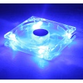 12cm Blue LED Fan 3Pin+4Pin Male/Female Connector Sleeve Bearing