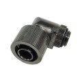 16/11mm compression fitting 90- angled G1/4 black nickel plated