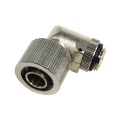 16/11mm compression fitting 90- angled G1/4 silver nickel plated