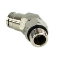 8mm G1/4 plug-in fitting 45- revolvable- completely nickel plated