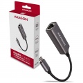 AXAGON ADE-TRC Gigabit Ethernet 10/100/1000 Adapter - USB 3.1 Type C, titanium gray