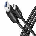 AXAGON BUCM3-AM20AB Cable USB-C to USB-A 3.2 Gen 1, black - 2m