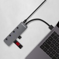 AXAGON HUE-MSA Superspeed USB-A Switch Hub, 4x USB 3.0, active - 20cm, black