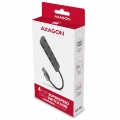 AXAGON HUE-MSA Superspeed USB-A Switch Hub, 4x USB 3.0, active - 20cm, black