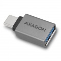 AXAGON USB-C 3.1 M to USB-A F adapter, aluminum - black