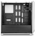 Fierce PC Expanse White Case with 2 x Green 15 Led Front Fans