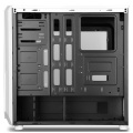 Fierce PC Expanse White Case with 2 x Green 15 Led Front Fans