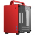 Jonsbo T8 mini tower, tempered glass - red