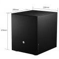 Jonsbo V4 Micro-ATX Cube case - black
