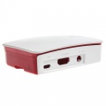 Raspberry Pi 2 / Pi 3 / Model B + housing, white / red