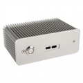 Impactics K.I.S.S.S. Case D7NU1-S, silver, incl. Cooler, without power supply