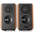 Edifier S1000 MKII 2.0 bluetooth bookshelf speakers (pair) - black / brown