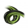 BitFenix Alchemy 2.0 PSU Cable Kit, BQT Series SP11 - Black / Green