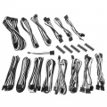 BitFenix Alchemy 2.0 PSU Cable Kit, CMR Series - Black / White