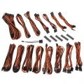 BitFenix Alchemy 2.0 PSU Cable Kit, ECG Series - Black / Orange