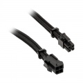 BitFenix Alchemy 4-pin ATX12V extension cable, 45 cm, sleeved - black