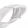 BitFenix Alchemy 6-pin PCIe extension cable, 45 cm, sleeved - white