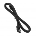 BitFenix SATA 3 cable 75cm - sleeved black / black