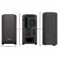 Be quiet! Silent Base 601 Midi Tower - red