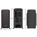 Be quiet! Silent Base 801 Midi Tower - red