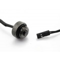 XSPC G1/4 Plug with 10k Sensor (Black Chrome)