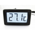 XSPC LCD Temperature Display (White) V3 + G1/4 Inline Sensor