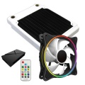WCUK Spec XSPC TX120 White Radiator and Game Max Fan Value Kit with Controller