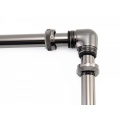 XSPC 14mm Rigid Tubing 90 Elbow Fitting - Black Chrome