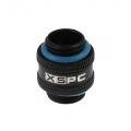 XSPC G1/4 11mm Male to Male Rotary Fitting - Matte Black 