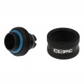 XSPC G1/4 to 3/8 ID 5/8 OD Compression Fitting V2 - Matte Black (8 Pack)