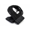 XSPC Premium Sleeved 24-Pin ATX Extension Cable (Black)