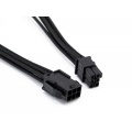 XSPC Premium Sleeved 6-Pin PCI-E Extension Cable (Black)
