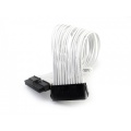 XSPC Premium Sleeved 24-Pin ATX Extension Cable (White)