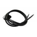 XSPC Twin Wired Green 5mm LEDs with 4Pin - Black - 30cm