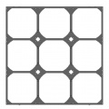 Watercool MO-RA IV 400 Fan Frame - 140mm, Black