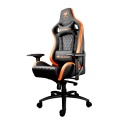 Reclining Cougar Armor S Gaming Chair Black and Orange