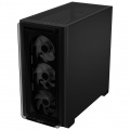 ASUS A23 PLUS case, mini tower, micro-ATX, RGB, tempered glass - black