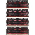 Avexir Blitz Series Red LED, DDR4-3000, CL16 - 32GB Kit