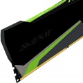 Avexir RAIDEN Green Tesla, Green LED, DDR4-2666, CL15 - 8 GB Kit