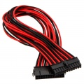 Phanteks 24-Pin ATX extension 50cm - sleeved black / red
