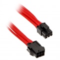 Phanteks 6-Pin PCIe extension 50cm - sleeved red