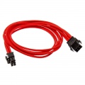 Phanteks 6-Pin PCIe extension 50cm - sleeved red